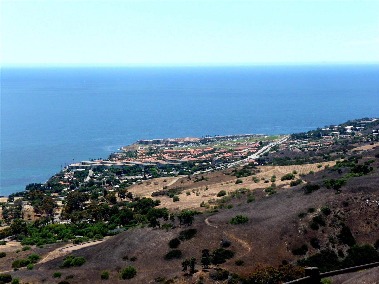 Terranea Resort view from Del Cerro Park in Rancho Palos Verdes